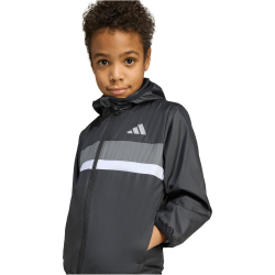 adidas Tiberio Windbreaker Kinder JV9857 - black/grey...