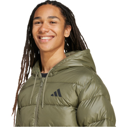 adidas Essentials Climawarm Synthetic Puffer Daunenjacke mit Kapuze JW2979 - olive strata M