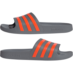 adidas Aqua Adilette Badelatschen JS1129 - grey three/impact orange/grey three 40.5