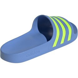 adidas Aqua Adilette Badelatschen JS1127 - blue fusion/lucid lemon/blue fusion 40.5
