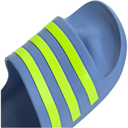 adidas Aqua Adilette Badelatschen JS1127 - blue fusion/lucid lemon/blue fusion 40.5