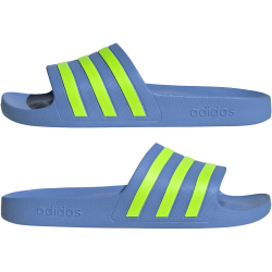 adidas Aqua Adilette Badelatschen JS1127 - blue fusion/lucid lemon/blue fusion 40.5
