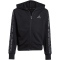 adidas 3-Streifen Animal Print French Terry Sweatjacke Mädchen KC5418 - black 140
