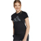 adidas Animal Print Big Logo Single Jersey T-Shirt Mädchen KC5448 - black 128
