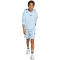 adidas French Terry Slogan Sweatshorts Jungen KC5406 - glow blue 140