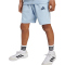 adidas French Terry Slogan Sweatshorts Jungen KC5406 - glow blue 140