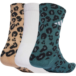 3er Pack adidas Sportswear Leopard Print Socken