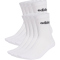 10er Pack adidas Performance Linear Cushioned Crew Socken KF9091 - white/black 31-33