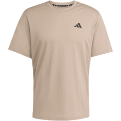 adidas Train Essentials Feelready Trainingsshirt Herren JW7438 - chalky brown/black M