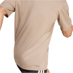 adidas Train Essentials Feelready Trainingsshirt Herren JW7438 - chalky brown/black M