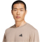 adidas Train Essentials Feelready Trainingsshirt Herren JW7438 - chalky brown/black M