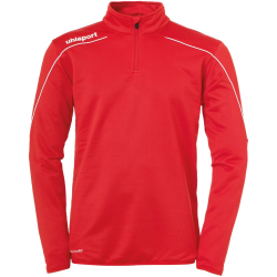 uhlsport Stream 22 1/4-Zip Top rot/weiß 164
