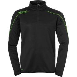 uhlsport Stream 22 1/4-Zip Top schwarz/fluo gr&uuml;n 116