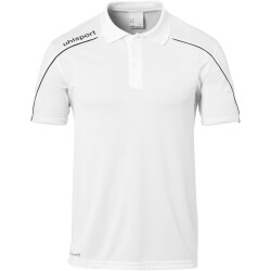 uhlsport Stream 22 Poloshirt weiß/schwarz S