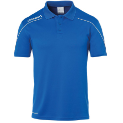 uhlsport Stream 22 Poloshirt azurblau/wei&szlig; XL