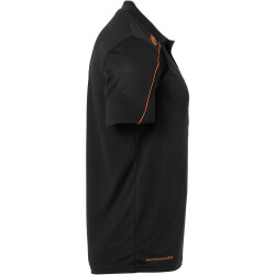 uhlsport Stream 22 Poloshirt schwarz/fluo orange M