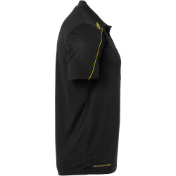 uhlsport Stream 22 Poloshirt schwarz/limonengelb M