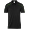 uhlsport Stream 22 Poloshirt schwarz/fluo gr&uuml;n L