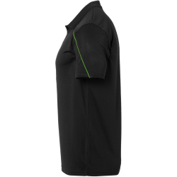 uhlsport Stream 22 Poloshirt schwarz/fluo gr&uuml;n XL