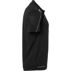 uhlsport Stream 22 Poloshirt schwarz/weiß 140