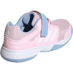 adidas Speedcourt Hallenschuhe Kinder JR1682 - clear pink/cloud white/glow blue 33