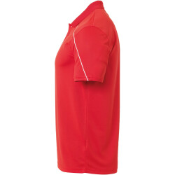 uhlsport Stream 22 Poloshirt rot/weiß 140