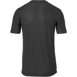 uhlsport Stripe 2.0 Trikot Kurzarm schwarz/limonengelb XXL