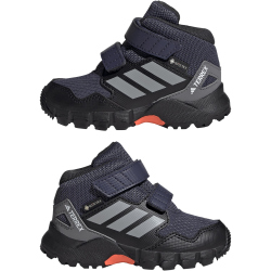 adidas TERREX Skychaser Gore-Tex Mid-Top Wanderschuhe Kinder JR4056 - shadow navy/grey three/semi impact orange 23
