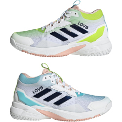 adidas Crazyflight 6 Mid-Top Hallenschuhe Damen HQ0112 - cloud white/dark blue/cloud white 38