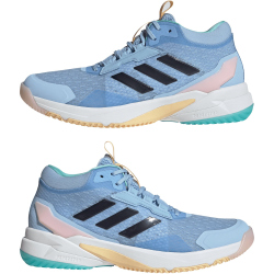 adidas Crazyflight 6 Mid-Top Hallenschuhe Damen HP7032 - glow blue/shadow navy/flash aqua 38 2/3