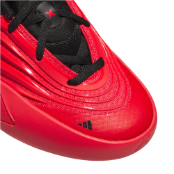 adidas Dame X Low-Top Basketballschuhe Kinder JP8639 - pure ruby/core black/zero met. 36 2/3