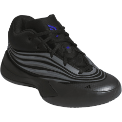 adidas Dame X Low-Top Basketballschuhe Kinder JP8638 - core black/iron met./lucid blue 36 2/3