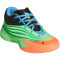 adidas Dame X Low-Top Basketballschuhe Kinder JP8635 - lime burst/signal coral/blue burst 36