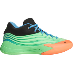 adidas Dame X Mid-Top Basketballschuhe KI5949 - lime burst/signal coral/blue burst 44 2/3
