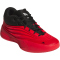 adidas Dame X Low-Top Basketballschuhe JP6093 - pure ruby/core black/zero met. 44