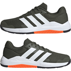 adidas Dropset Base Fitnessschuhe JR9305 - night cargo/cloud white/impact orange 42 2/3