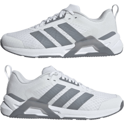 adidas Dropset Control Fitnessschuhe Damen JS3121 - cloud white/grey/lucid red 38