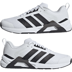 adidas Dropset Control Workout Fitnessschuhe JS3118 - cloud white/core black/lucid red 41 1/3