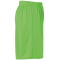 uhlsport Center II Shorts ohne Innenslip fluo gr&uuml;n/schwarz S