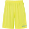 uhlsport Center II Shorts ohne Innenslip fluo gelb/radar blau S