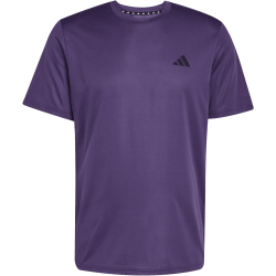 adidas Train Essentials Training T-Shirt Herren JW5026 - aurora plum/black XXL