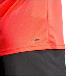 adidas Train Essentials Training T-Shirt Herren JC5194 - pure ruby/black XL