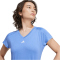 adidas AEROREADY Train Essentials Minimal Branding V-Neck T-Shirt Damen JY2177 - blue fusion XL