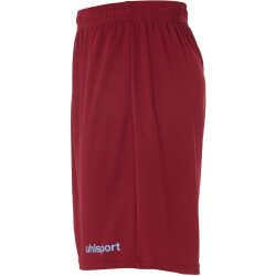 uhlsport Center II Shorts ohne Innenslip bordeaux/skyblau 140