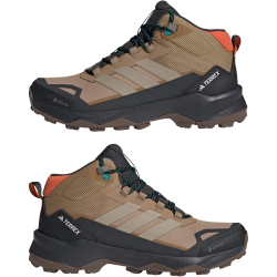 adidas TERREX Skychaser AX5 Gore-Tex Mid-Top Wanderschuhe JH7804 - cardboard/blanch cargo/semi impact orange 40