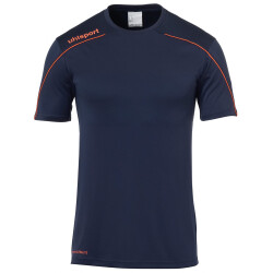 uhlsport Stream 22 Trikot Kurzarm marine/fluo rot S