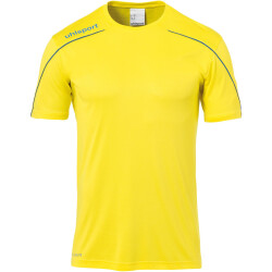 uhlsport Stream 22 Trikot Kurzarm limonengelb/azurblau S