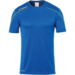 uhlsport Stream 22 Trikot Kurzarm azurblau/limonengelb L