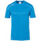 uhlsport Stream 22 Trikot Kurzarm cyan/weiß S