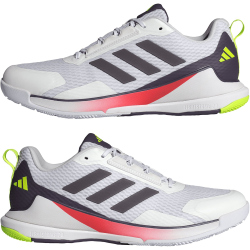 adidas Novaflight 2 Hallenschuhe Herren JQ9206 - cloud white/aurora met./aurora plum 48